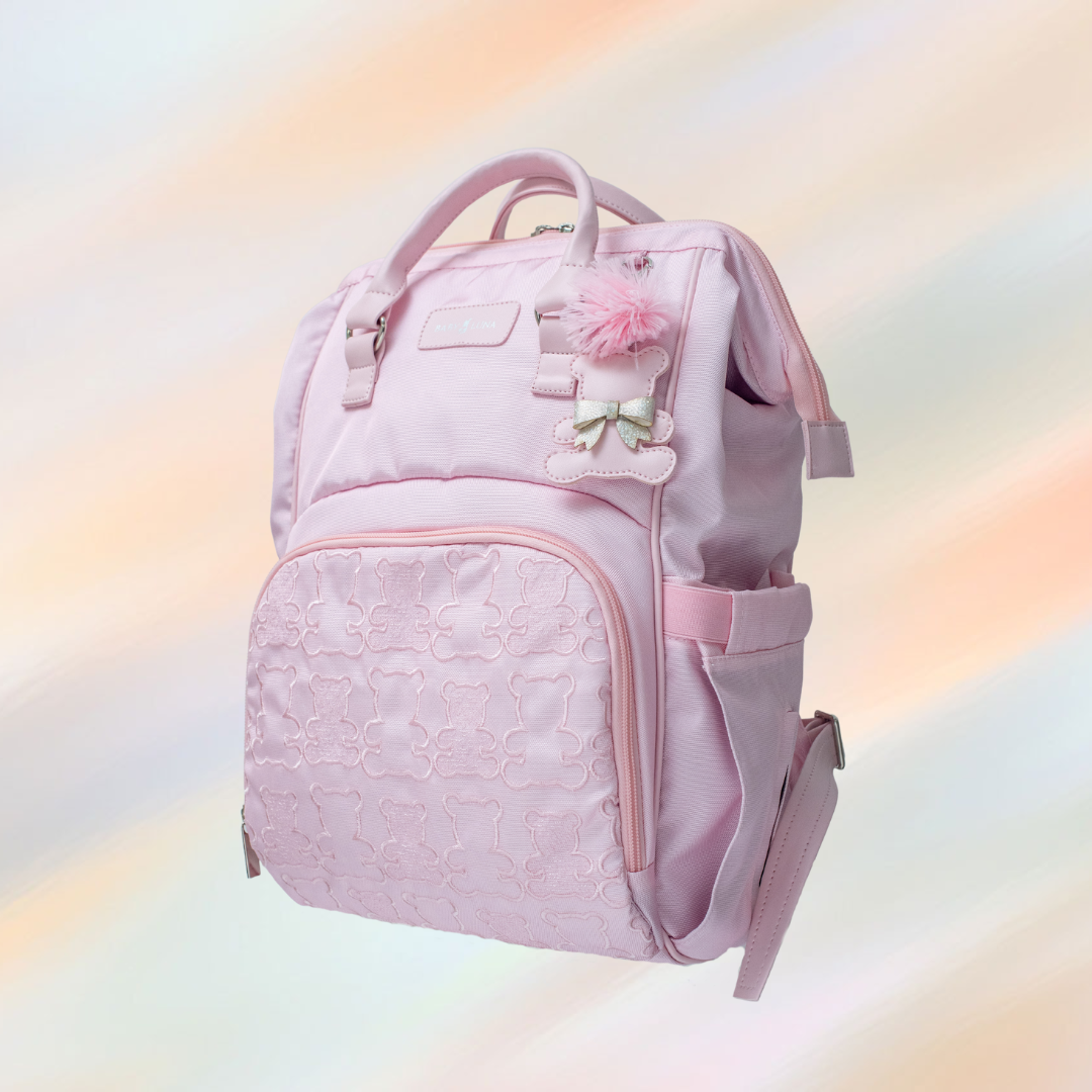 Baby Pañalera Osos Ternura Pastel