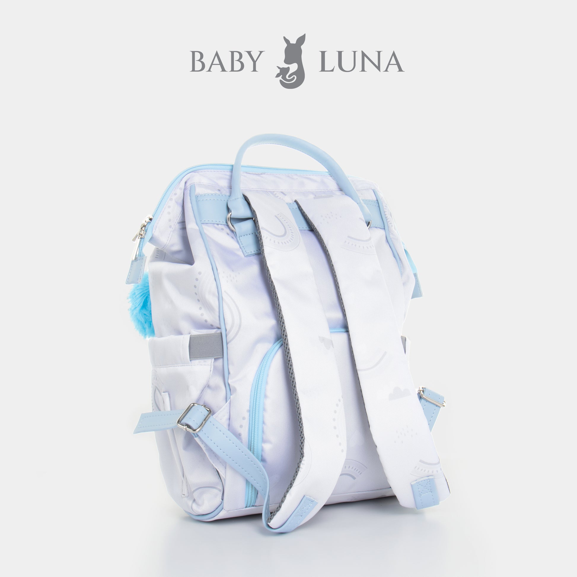 Pañalera baby blue – Eunice Blancos
