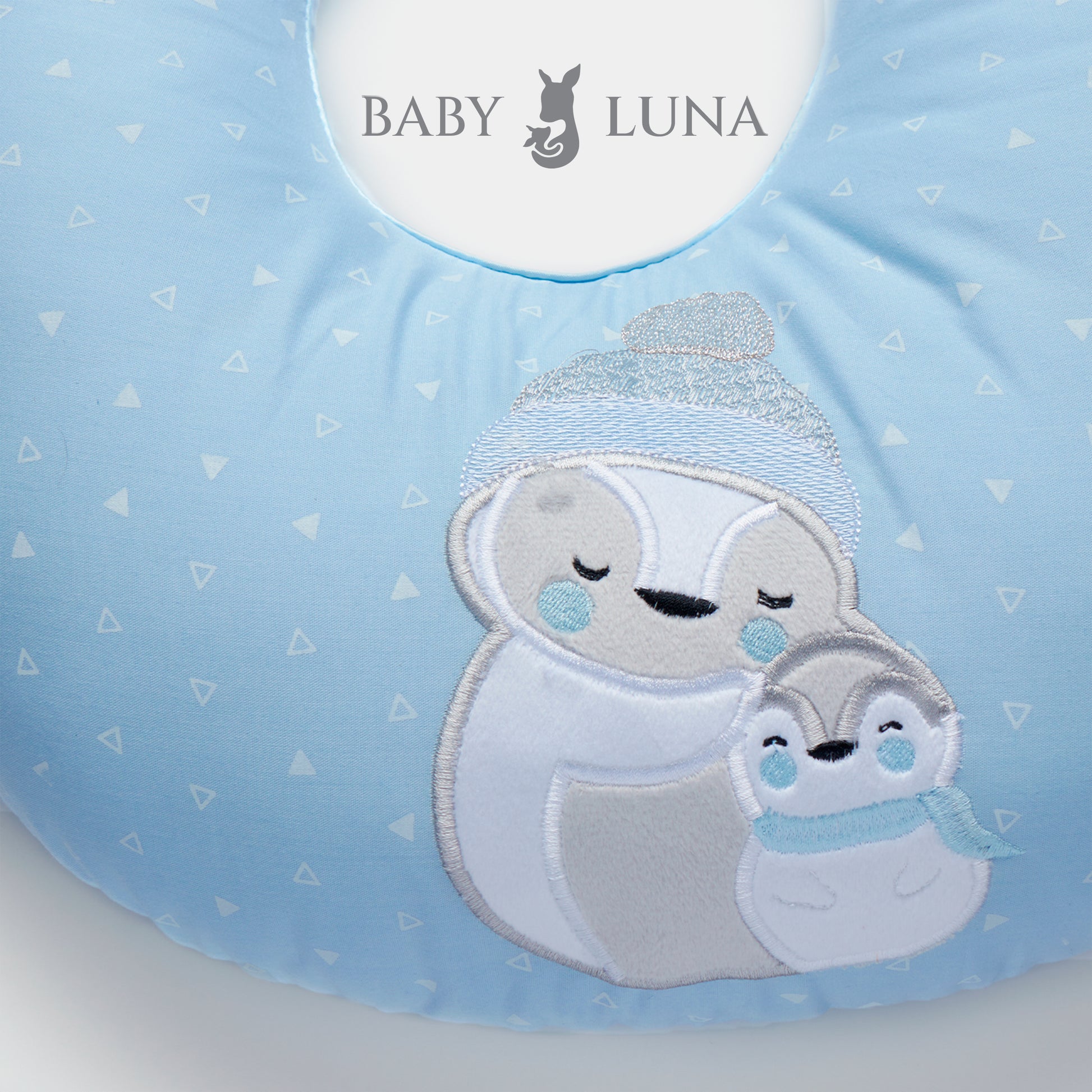 Almohada De Lactancia Baby Luna - Blue